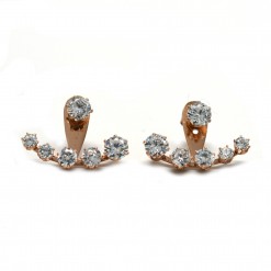 Crescent crystal ear jackets 5