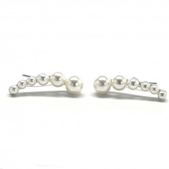 pearl ear crawler earrings 1