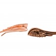 sterling silver angel wing crawlers (rose gold) 2