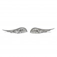 sterling silver angel wing crawlers (silver) 1