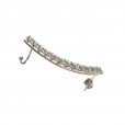 Alice Single Ear Cuff-rhodium 2