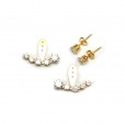 Crescent crystal ear jackets 4
