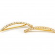 Skinny Bar Ear Climbers Gold 3