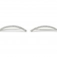 Skinny Bar Ear Climbers Silver 2